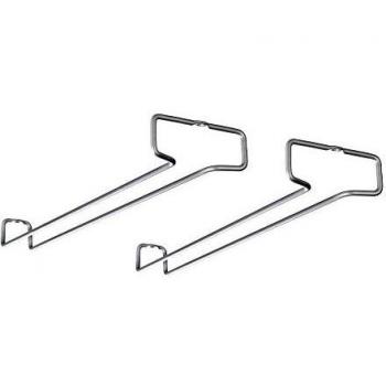 Set de 2 barras bajo estante para copas de 41 cm Metaltex