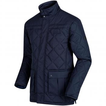 Regatta Lachlan Water Repellent and Insulated Quilted Outdoor Chaqueta, Hombre, Azul Marino, Extra-Large