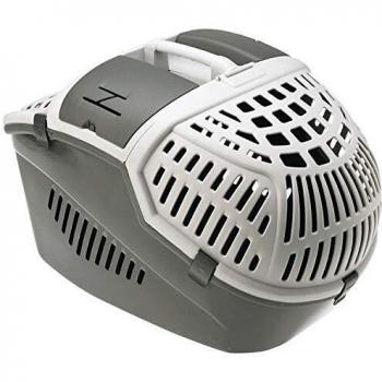 Transportín de plástico para perros y gatos Martin Sellier Avior Gris (57cm x 39cm x 40cm)