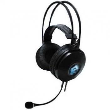 Dragon War 41297 - Auriculares de diadema con micrófono, color negro