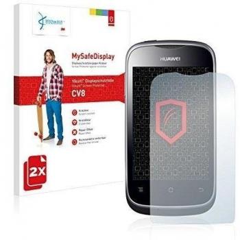 2x Vikuiti MySafeDisplay protector de pantalla CV8 de 3M para Huawei Ascend Y201 Pro U8666E