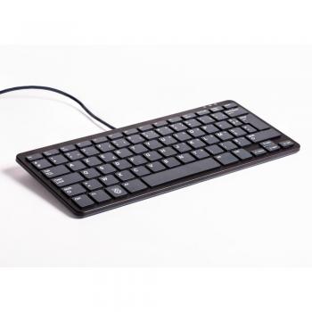 Teclado AZERTY Raspberry Pi RPI negro y gris