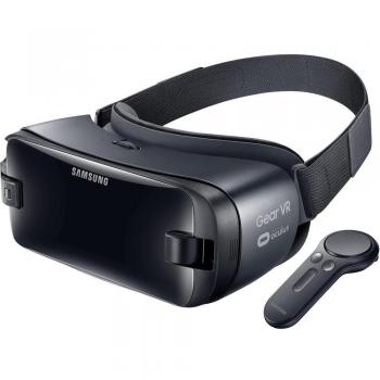 Samsung Gear VR (2017) - Gafas VR con controlador para juegos y aplicaciones (compatible con Samsung Galaxy S8, S8+, S7, S7 Edge, Note5, S6 edge+, S6 y S6 edge), color negro