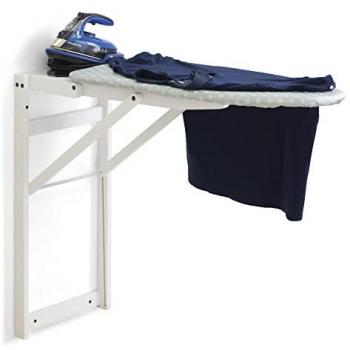 Tabla de Planchar Plegable de Pared STIRO Jolly 633, 86 x 38 cm, Color Blanco Lacado con Tacos Incluidos