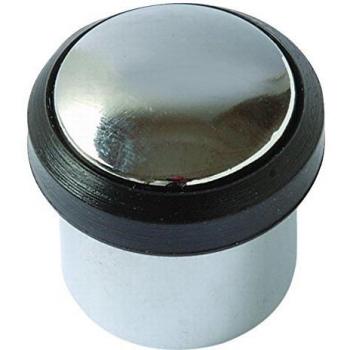 BRINOX Tope metálico, con Tornillo Invisible, Cromado, 2.6x2.2x2.2 cm