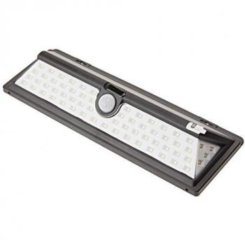 Aplique Solar LED Exterior Jandei IP64, 65 LEDs, 800 Lúmenes, Ángulo de Detección 120º, Batería Li-ion 2500mA, Sensor de Movimiento, 3 Modos