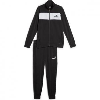 Chándal de poliéster negro para hombre Puma