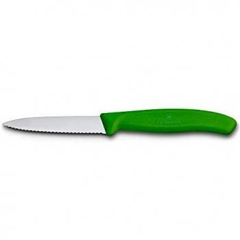 Cuchillo Mondador Victorinox Swiss Classic Verde 8cm con Hoja Serrada