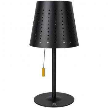 Lámpara de mesa solar recargable Bo-Camp Harter 80 Lumen negra