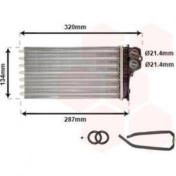 Radiador de calefacción VAN WEZEL 09006279