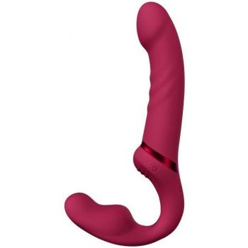 Lovense Lapis Strapless Strap-On Vibrator - Pink