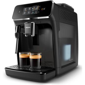 Cafetera Automática Philips EP2225/10 1,8L 15 Bares con Molinillo Cerámico y Espumador Negro Mate