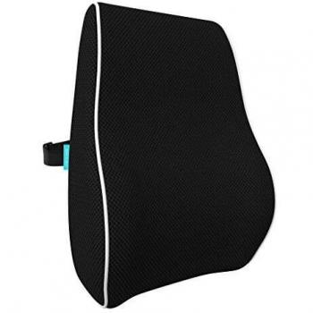 ï»¿ï»¿bonmedico Cojin Lumbar Ortopedico - Almohada Ergonomica de Espuma Viscoelastica para Respaldo Coche y Silla de Oficina - Soporte Espalda y Cuello