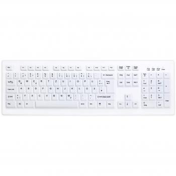 Teclado Inalámbrico Higiénico Active Key MedicalKey AK-C8100 QWERTZ Alemán Blanco