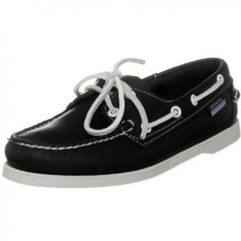 Sebago Docksides Portland W, Náuticos para Mujer, Azul