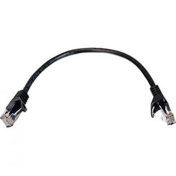 Lanberg Cat.6 UTP Patch Cord 0.25m Black RJ45 Fluke Passed