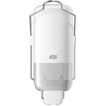 Tork 560100 Dispensador para jabón líquido y en spray con palanca de codo / Dosificador Elevation compatible con el sistema S1 / Blanco