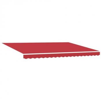 Toldo Retráctil Manual con LED Rojo 450 x 300 cm