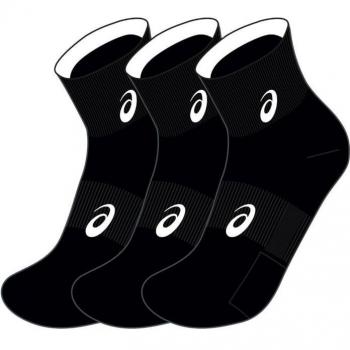 Asics quáter calcetines, Mujer, color negro, tamaño X-Large