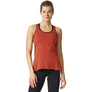 adidas Prime Tank BP8181 Camiseta sin Mangas, mujer, naranja