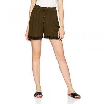 Vero Moda Vmhouston N/w Shorts Exp Pantalones Cortos, Verde