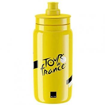 ELITE BIDON Fly Tour DE Francia Amarillo 550 ml, Adultos Unisex, Multicolor (Multicolor), Talla Única