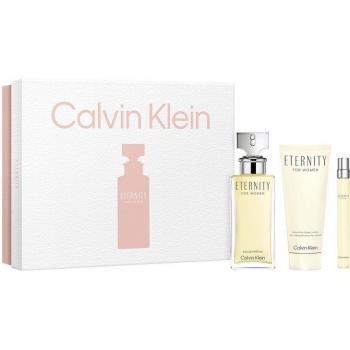 Calvin Klein Eternity Women's Eau de Parfum Gift Set 100ml EDP + 100ml Body Lotion + 10ml EDP