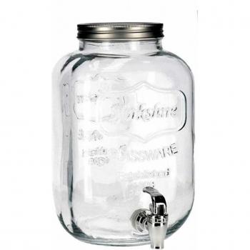 Tarro de cristal con grifo Volga 5 litros - Práctico y resistente