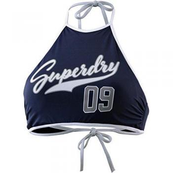 Superdry Bikini parte superior, azul marino