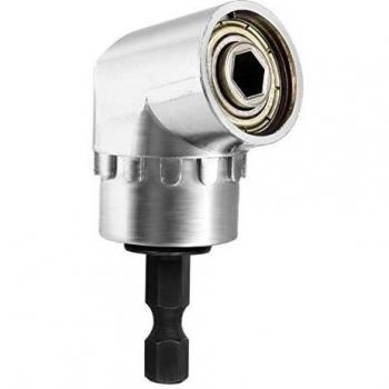 Qibaok 105 °Extensión ángulo de 1/4 de pulgada de 6 mm hexagonal Broca de destornillador de socket adaptador de portabrocas