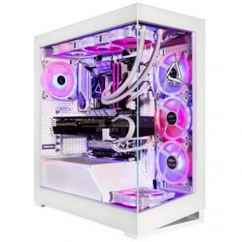 CLX Horus Elite VR Gaming Desktop - Intel i9 14900KF, 64GB DDR5, 2TB SSD + 6TB HDD, RTX 4090, Windows 11 Home, White