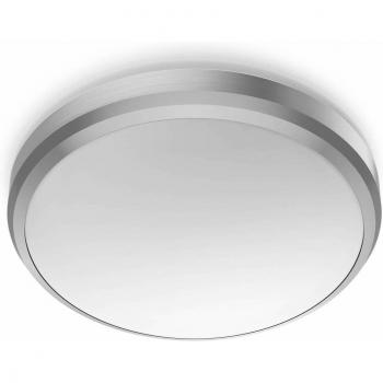 Plafón LED Exterior Philips Doris 6W IP54 4000K Níquel
