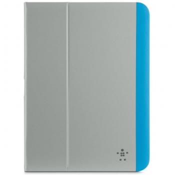 Funda Folio Belkin para Tablet de 10.1 pulgadas con Auto-despertar, Color Azul y Plata