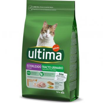 Ultima Cat Sterilized Urinary Chicken Adult Dry Cat Food - 4.5 kg (3 x 1.5 kg)