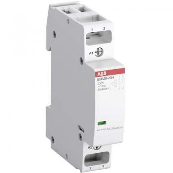 Contactor ABB ESB20-20N-06 230V AC/DC 20A 2 Contactos Abiertos