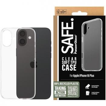 Funda TPU Transparente SAFE. by PanzerGlass para iPhone 16 Plus