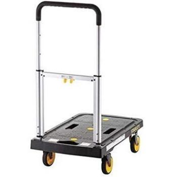 Carretilla de mano Stanley - Plataforma plegable - Carga máxima 120 kg - Dimensiones 68 x 41 x 92 cm