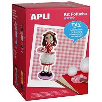 APLI Kids - Kit de Muñeca Fofucha Pastelera Repostera Montable