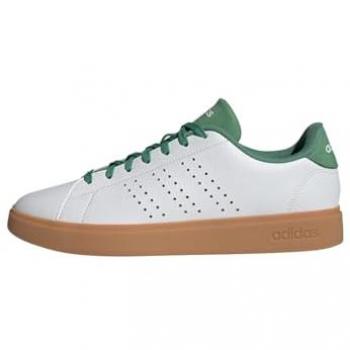 Zapatillas Adidas Advantage 2.0 para hombre, color blanco y verde, talla 40, estilo casual con cordones
