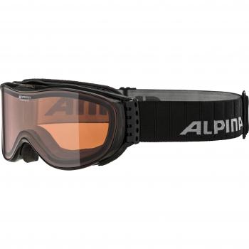 ALPINA Adulto Gafas Esquí Challenge 2.0 QH, Unisex, Black Transparente, Talla Única
