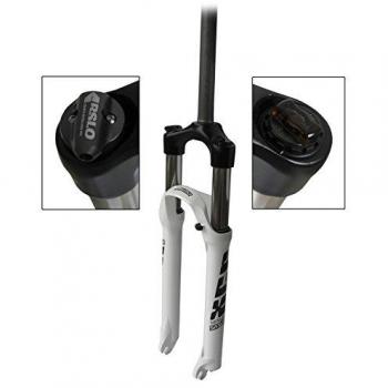 Suntour Horquilla SR SF14 XCR32 RL 26 1 1/8 SL, Adultos Unisex, Blanco