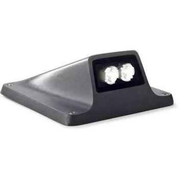 Bolardo Rexel Lámpara Exterior LED 2.1W, Aluminio y PPMA, Gris Urbano, IP65