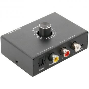 Nimo Convertidor de Audio Digital a Analógico con Control de Volumen