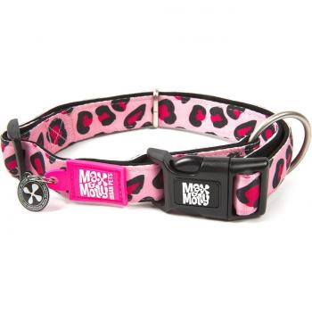 Collar Max & Molly Leopard Pink con Smart ID - Talla XS