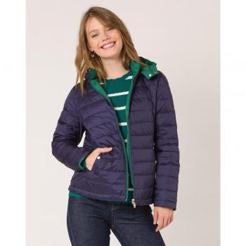 Plumífero reversible con capucha Azul Marino 36
