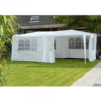 Partytent Tienda de Fiesta tienda de campaña carpa pabellón 3 x 6 x 2,5 m jardín