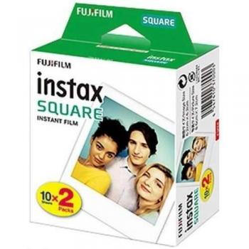 Instax SQUARE Film white border, 20 shot pack