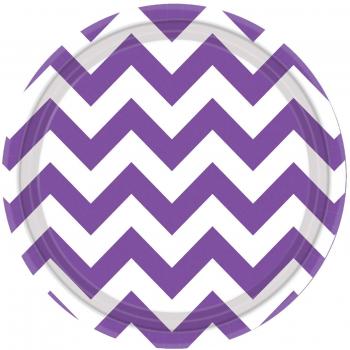 Amscan International – 541492 – 106 18 cm Chevron papel placa