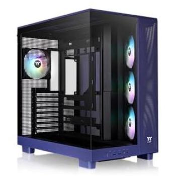 Caja de PC Thermaltake View 380 XL TG ARGB | Semitorre ATX Doble Cámara | 4 Ventiladores ARGB 120mm Preinstalados | Admite Radiador 360mm Superior y Lateral |