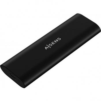 Aisens ASM2-014B Caja Externa para Disco SSD M.2 SATA/NVMe USB 3.2 Gen2 Sin Tornillos, Negro